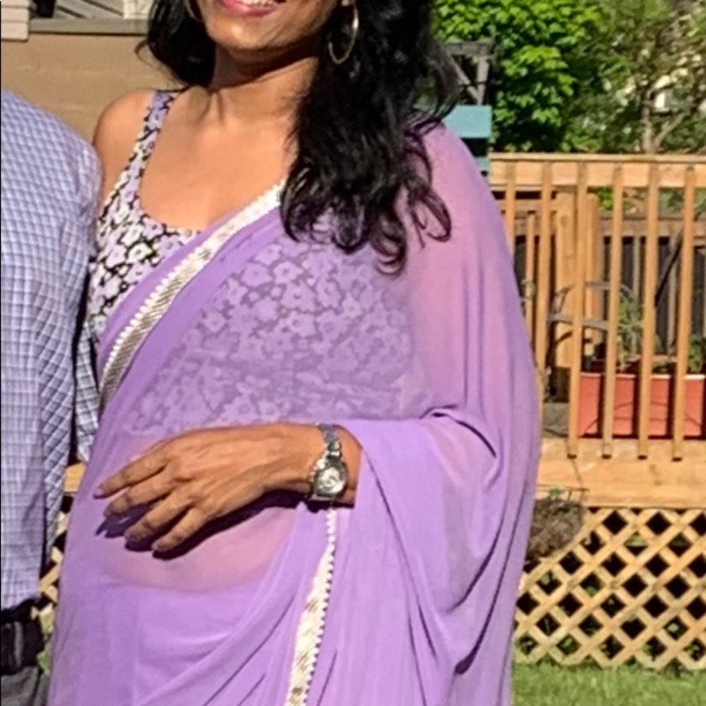 Saree with blouse